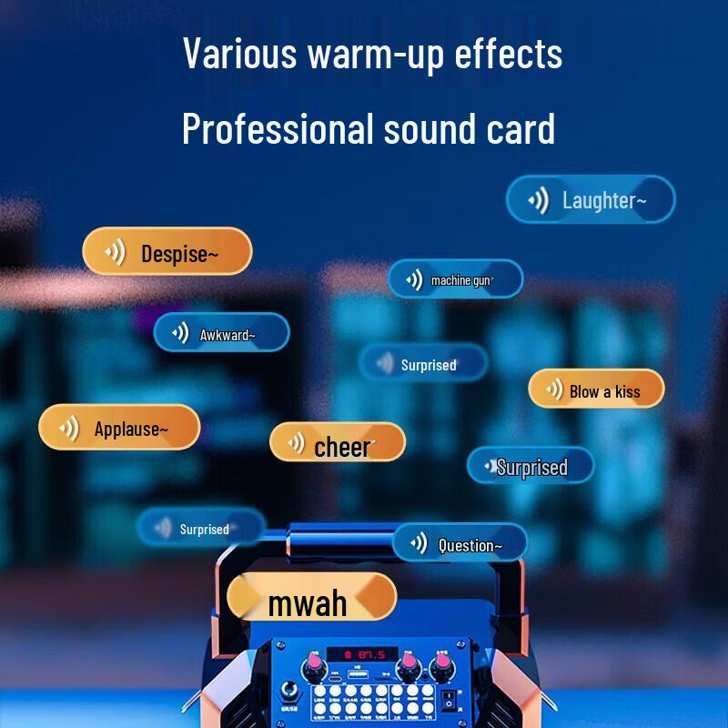 Newmine K503 Portable Bluetooth Speaker with Dual Mics CN plug (adapter included)