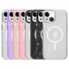 Apple 11 Terminator Transparent Magnetic Mobile Phone Case Hot iPhone 11 High Transparent Glitter MagSefe Anti-drop Case