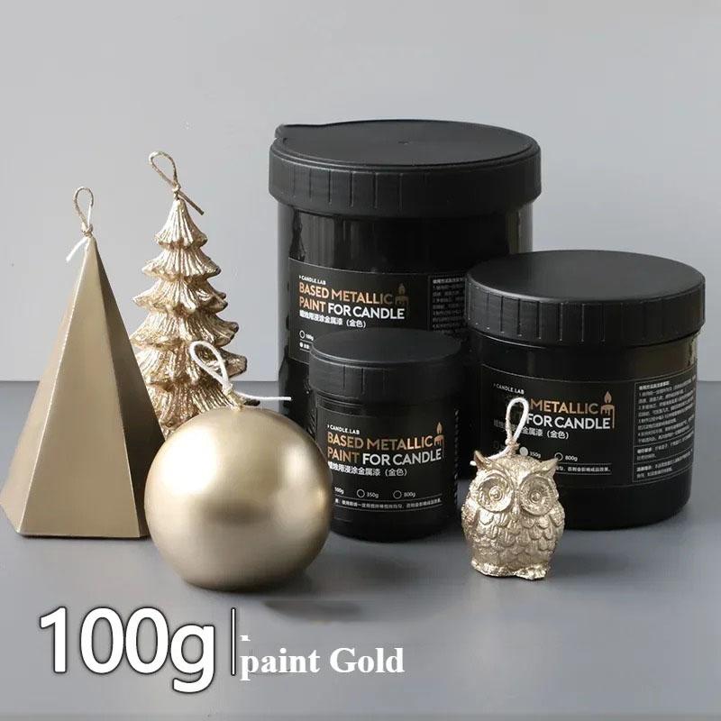 

100 г краска для покрытия свечей металлик серебро/розовое золото пигмент DIY ароматизированная свеча колонна воск рождественская елка воск краситель