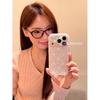 Sweet Girl Polka Dot Pink Strawberry Rabbit Phone Case for iPhone 7 Pro Max/6 Pro