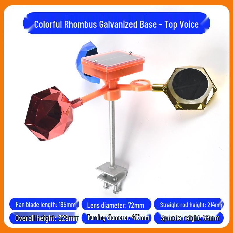 Solar-Powered Reflective Bird Repeller for Farms & Orchards