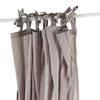 CANDICE - XXL Beige Cotton Sheer Curtain 140 X 300 Cm