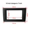 Vehicle Radio Fascia 9/10 Inch Frame Switch To 7 Inch 2 Din Car Radio Fascia Auto Audio Dash Kit Installation Frame Trim Bezel