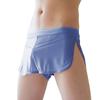 Amy Coulee Sexy Micro Mesh Lingerie with Side Breathable and Men's Slits, Jockstraps, Quick-Drying T-Back (Blue, XL)