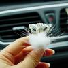 MR TEA  Diamond Metal Crown Cross Rabbit Car Styling Air Freshener Perfume For Car Air Condition Vent Smell Toys Accrssories