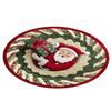 80cm 31.5in 3D Illusion Rug 2D Flat Printed Christmas Doormat Round Vortex Carpet  Christmas