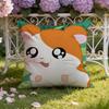 Süßer H-Hamtaro Kissenbezug Home & Auto Doppelszenen Kissenbezug: Wendbar für höchsten Tragekomfort