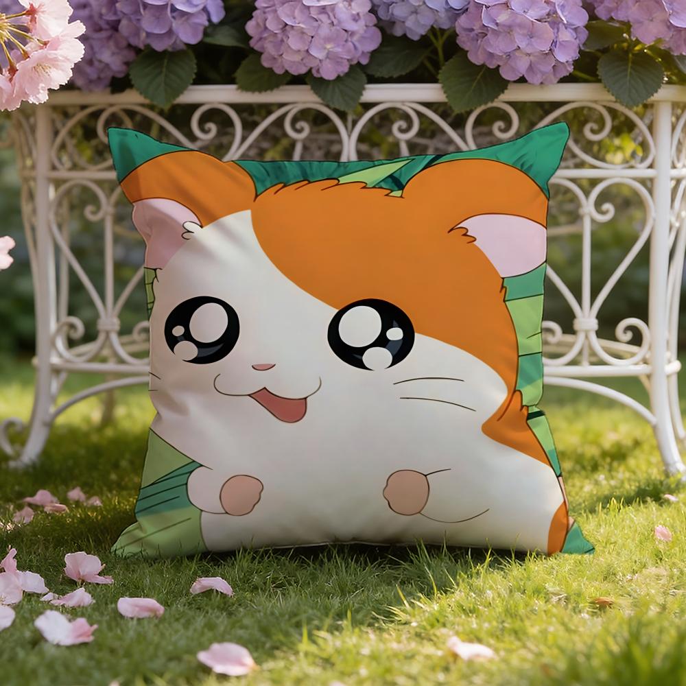 Süßer H-Hamtaro Kissenbezug Home & Auto Doppelszenen Kissenbezug: Wendbar für höchsten Tragekomfort