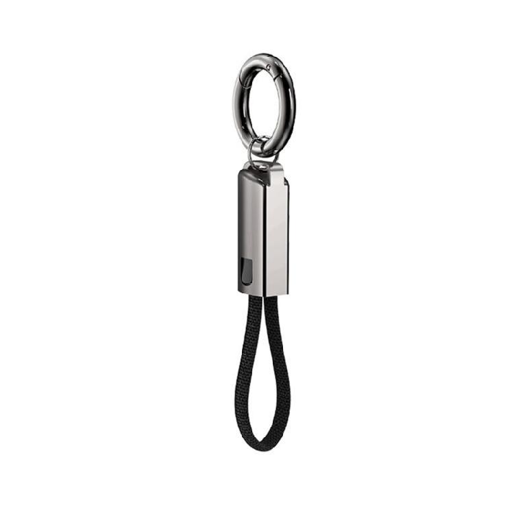 Phone Lanyard Data Cable Quick Charging PD65W USB C To Type C Short Cable 16CM with Keychain Hook Efficient Power Supply
