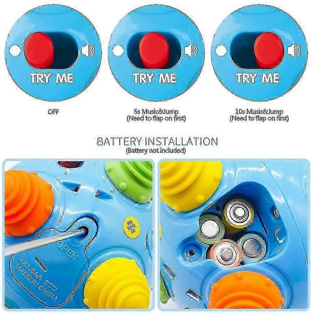 Interaktiver Musikalischer Tanzender Ball Vibrationsspielzeug Sensorisches Lernen Für Kinder Helle Farben Langlebiges Material Spaß Spielzeit