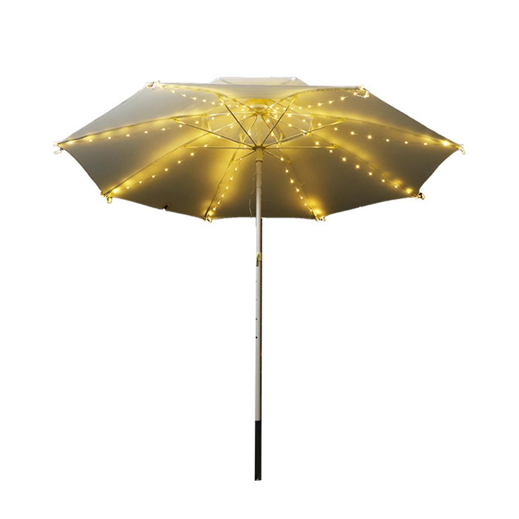 Luci LED per Ombrellone Luci Stringa LED in Pelle Decorazione Festiva Luci Colorate Luci Stringa per Tenda