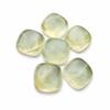 Natürliches Prehnit Kissen Cabochon Los, Prehnit Edelstein Cabochon, Kissenform Flache Rückseite Stein, Loser Grüner Edelstein für Schmuckherstellung