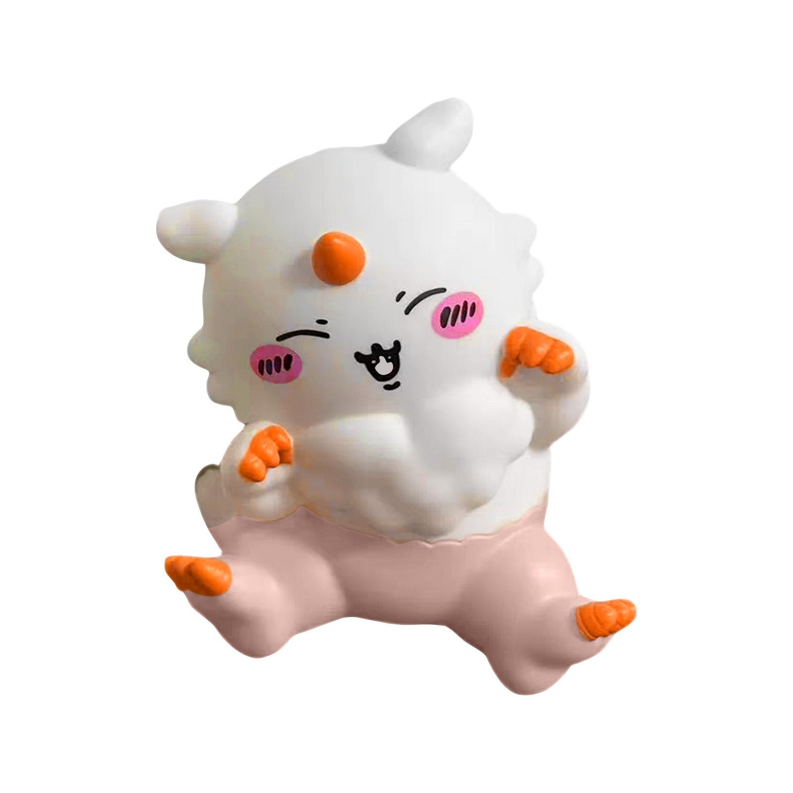 

Cute Animal Shaped Soft Squishy Toy for Stress Relief and Decorative Use Suitable for Desk or Office Display One Size