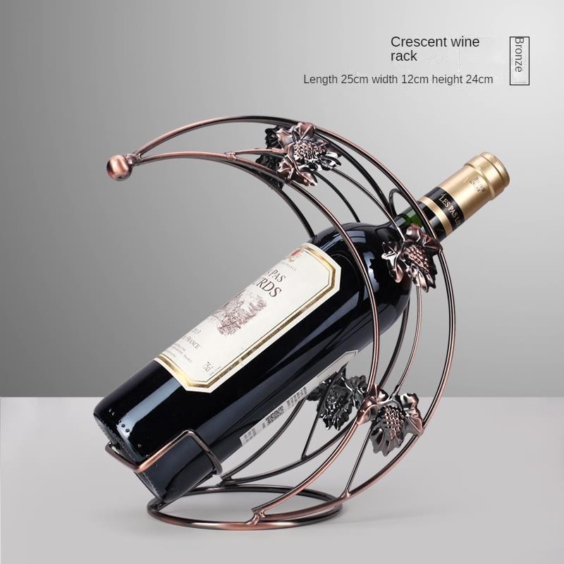 Household Wine Glass Holder Wine Cabinet Wine Rack Decoration Wine Decoration Upside Down Wine Bottle Rack Modern Light Luxury Wine Rack