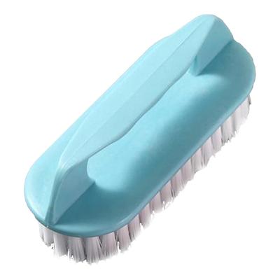 Wäschebürste, Haushaltsbürste mit weichen Borsten, multifunktionale Schuhreinigungsbürste aus Kunststoff, Blau