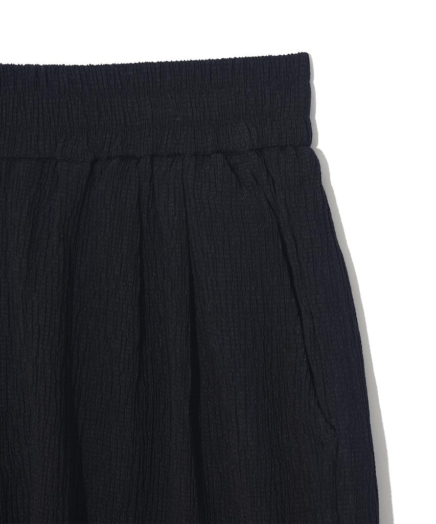 Sigeunipikeonteu Pleated Double-Pleated Elastic Pants Lq2Pu400_Black