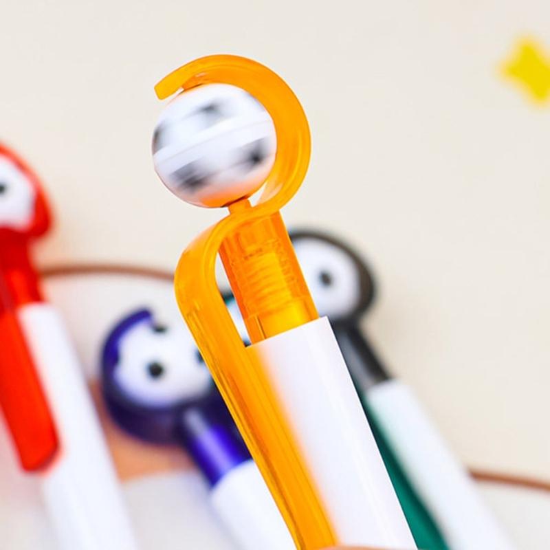 12Pcs Football Ballpoint Pen 1.0MM Retractable Ballpoint Pen Soccer Pen Refillable Signing Pen for Writing Journaling