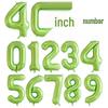 40" Green Digital Aluminum Foil Balloon for Birthdays & Weddings