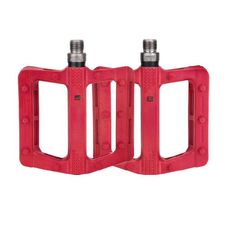 Light Weight Nylon Mountain Bicycles Pedals Seal Bearings Wide Flat Cycling Pedals Nonslip Road Bicycles Pedals Enduring