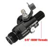 New 4500psi Paintball Valve Regulator Input HPA Air Tank Regulator Output 1800psi 5/8''''-18UNF Threads Black