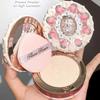 Flower knows Strawberry Cupid series Pressed Powder Matte Soft Focus Oil Control Holding Powder