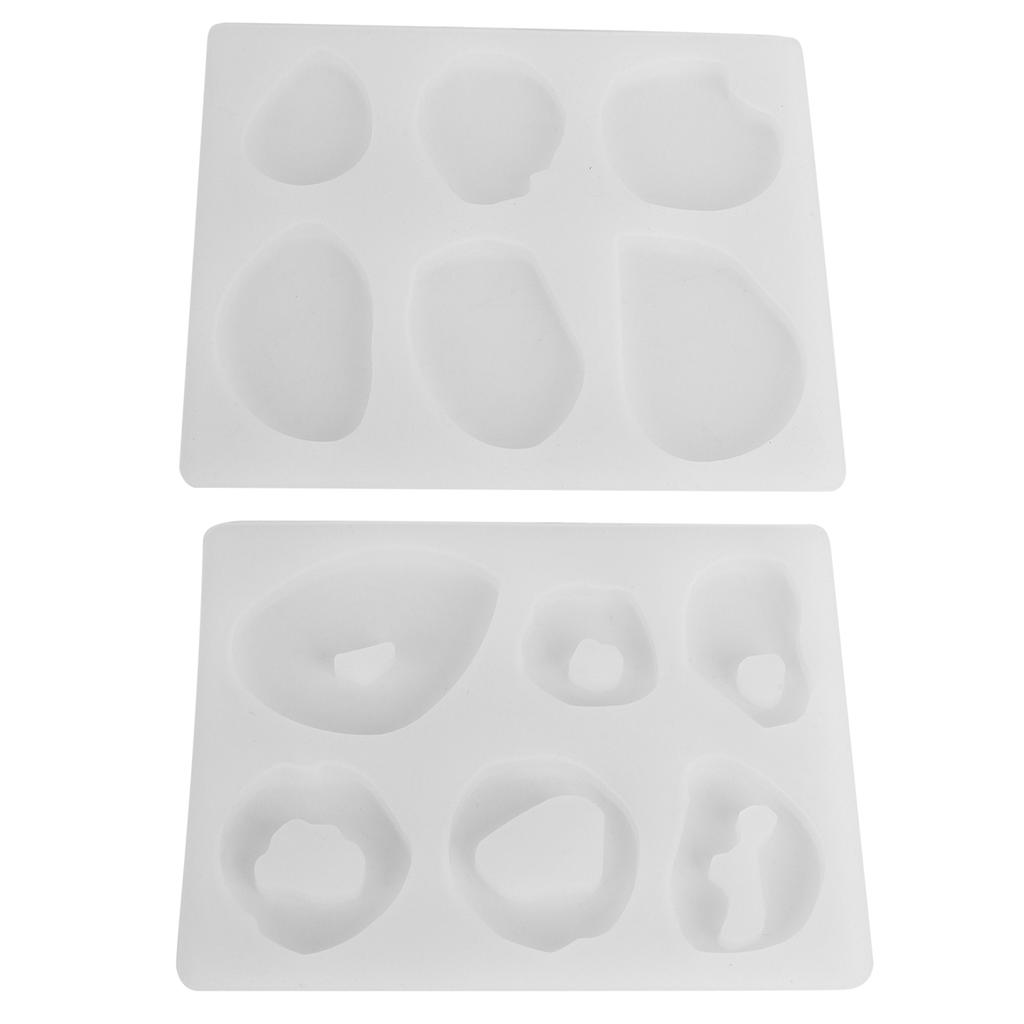 Reusable DIY Silicone Mold Jewelry Handicraft Pendant Making Irregular Mold Accessory