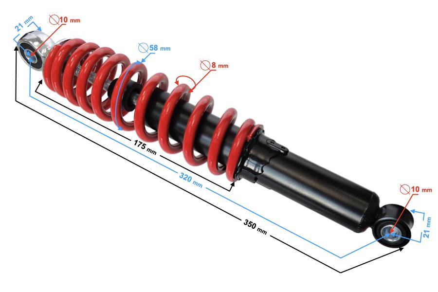 Amortizators Atv 110 32Cm/ 8Mm