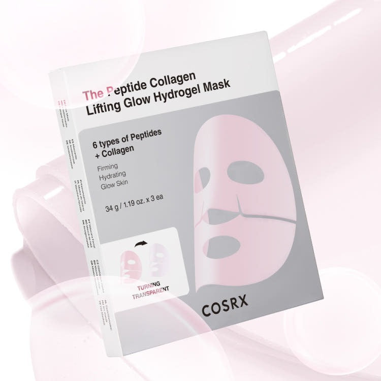 COSRX The Peptide Collagen Lifting Glow Hydrogel Mask 34g*3ea 3ea