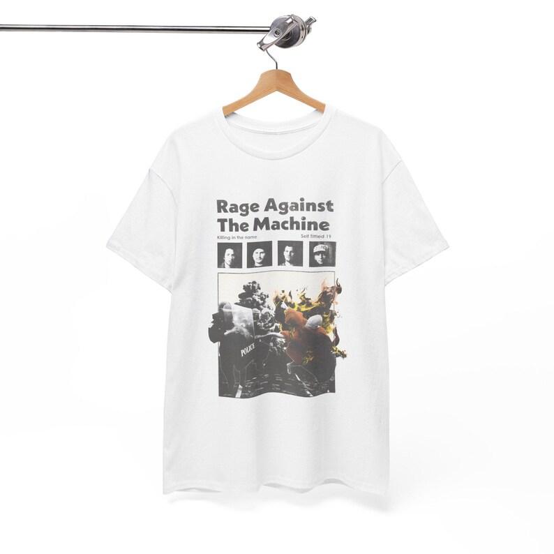 2026 Letní Móda Trendy Tričko Rage Against The Machine _self Titled_ Tričko _ Killing in The Name Grafické Tričko Hip Hop Streetwear Oversized Tričko
