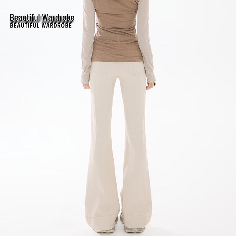 BEAUTIFUL WARDROBE Women's American Retro Flared Jeans