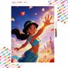 Disney Jasmine Princess Diamond Paint Painting Art Kit Handmade DIY5D Home Decor Gift