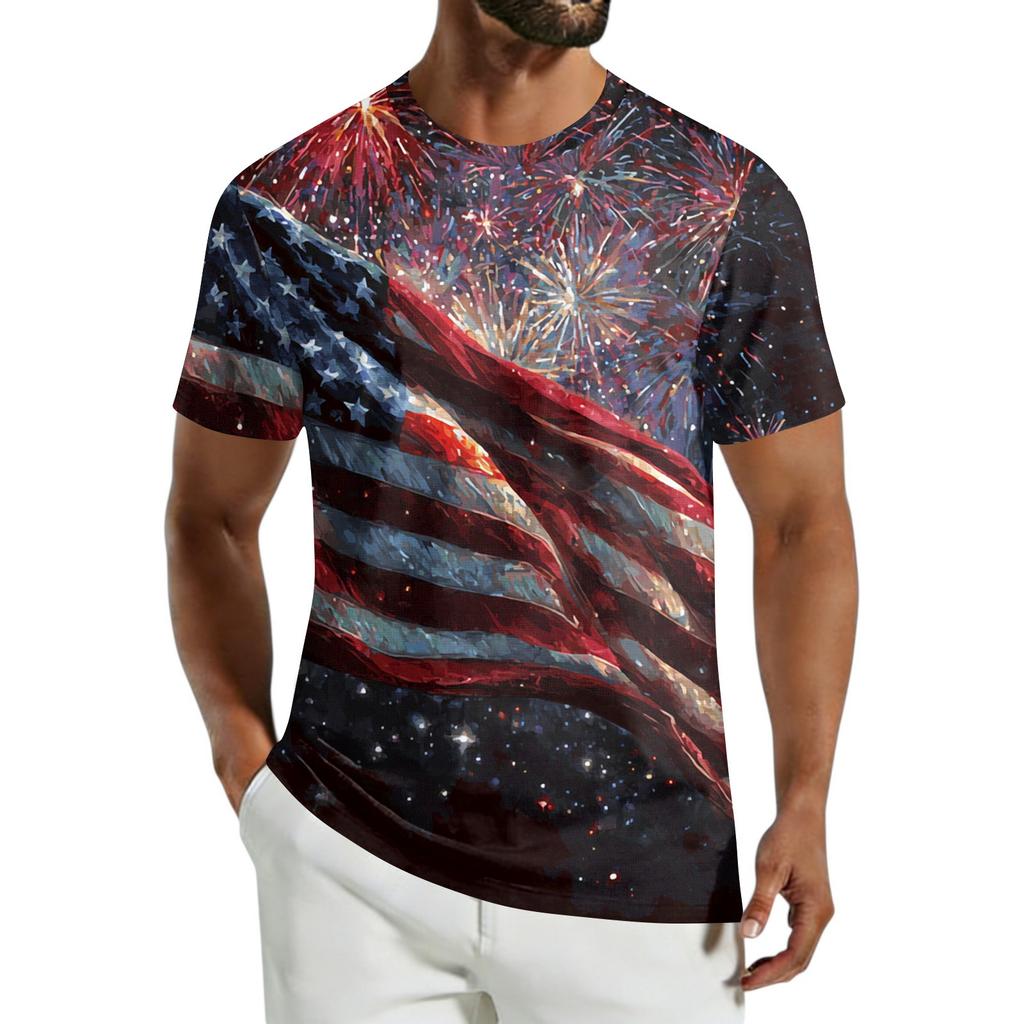 Men's Casual Lightweight Short-Sleeve T-Shirt