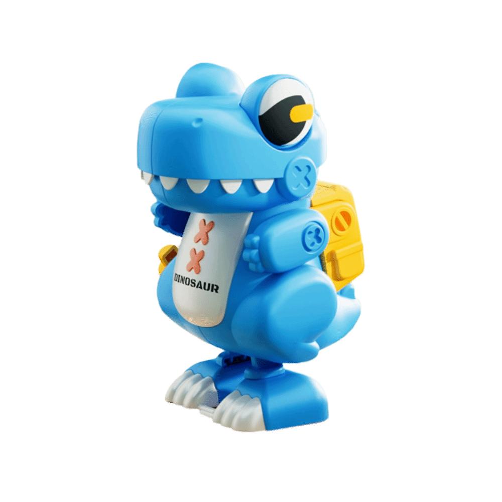 Walking Toy Wind-Up Toy Simulation Design Dinosaur Keychain New Design Puzzle Toys  Educational Toy синий