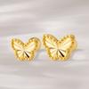 JEWNEL 14K Fanny Cut Bold Butterfly Piercing Earrings (2 Sizes)