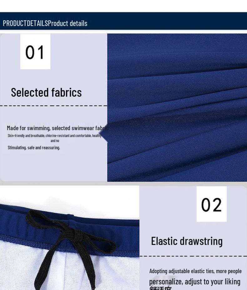 Customizable Quick-Dry Plus Size Swimwear for Adults – Anti-Embarrassment Professional Training Suit