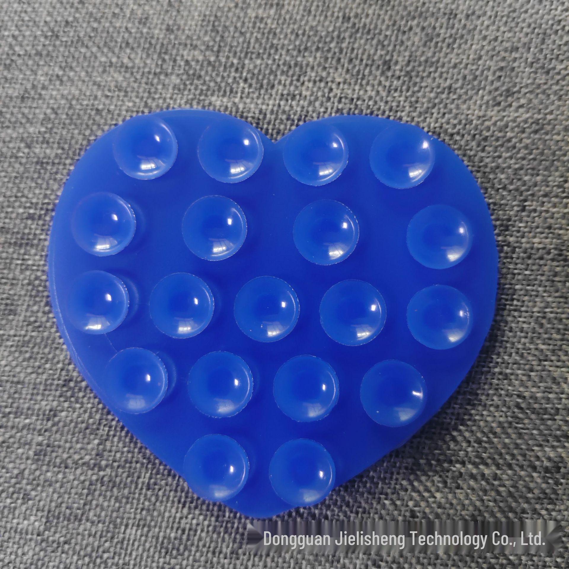 

Силиконовый клейкий держатель для телефона в форме сердца на присоске With Single Transparent Bag
