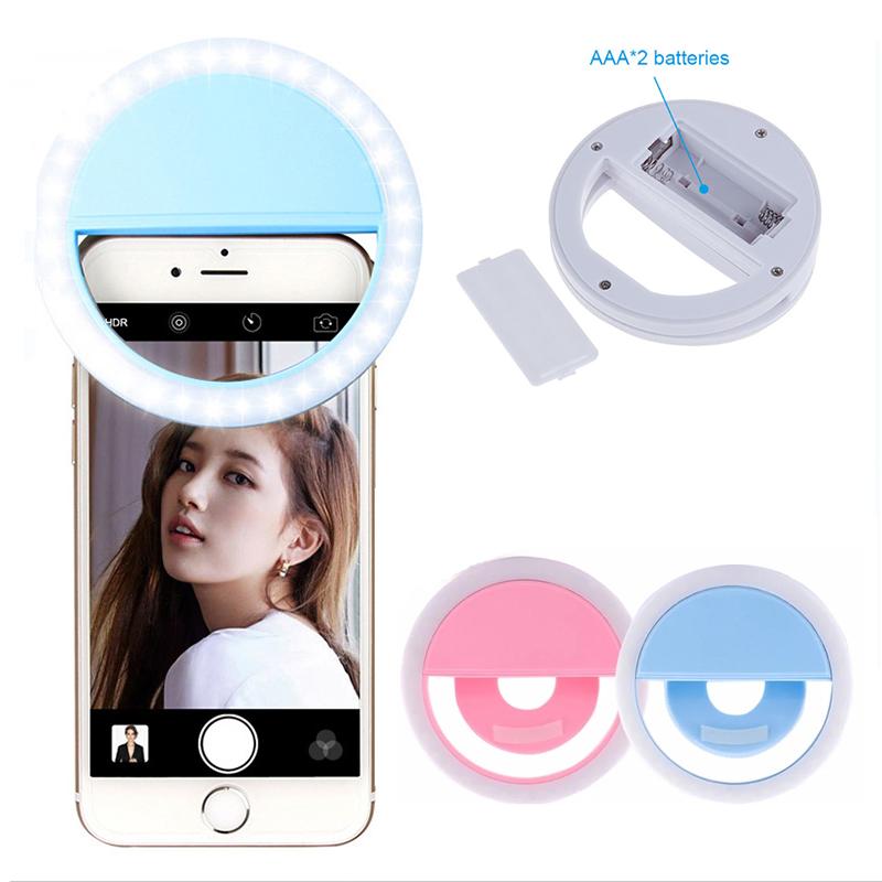 36 Led Selfie Ring Light Mobile Phone Lens LED Selfie Lamp Ring for IPhone Samsung PC Laptops Phone Selfie Clip Light Accessorie