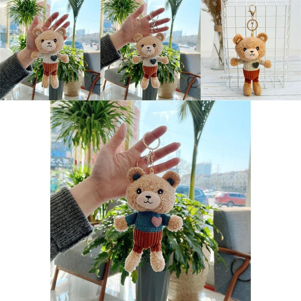 Liebes Teddybär Plüschanhänger Niedliches Mini-Spielzeug Schlüsselanhänger für Geburtstag Valentinstag Und Mehr!