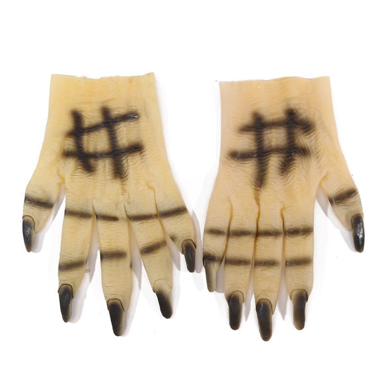 Adult Funny Halloween Gloves Party Scary Ghost Gloves Holiday Props for Women Men