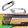 For Honda Passport 2025 2026 Car Accessories ABS Chrome Rear Reflector Fog Light Lamp Cover Trim Bezel Frame Styling Garnish