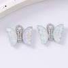 5pcs Shinning Gemstone Butterfly Pendants Charms for Jewelry Making Earrings Bracelet DIY Necklace Accessories Supplies