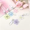 Sakura Flower Jelly Keychain - Cute Pendant for Bags, Gifts for Girls & Best Friends