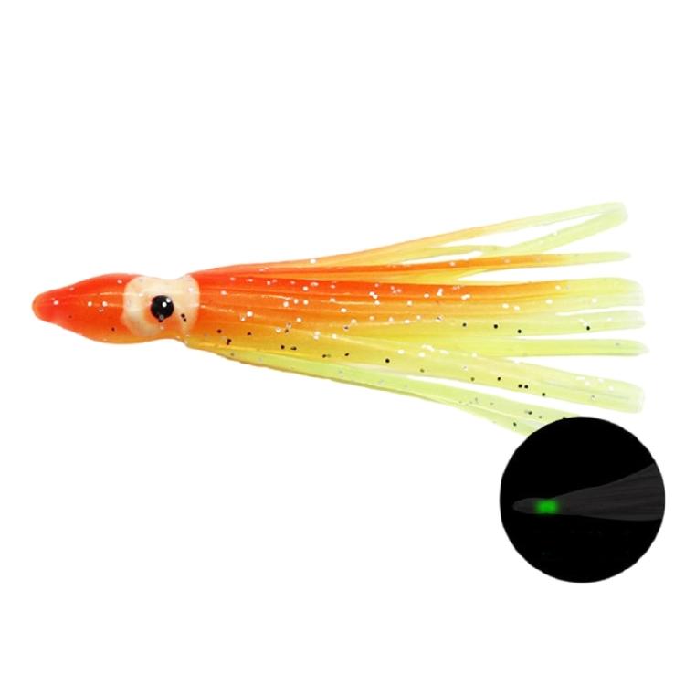 50Pcs Fishing Tackle Glow Baits Trolling Skirt Lures Fish Lures Fishing Lures Squid Skirts Artificial Baits