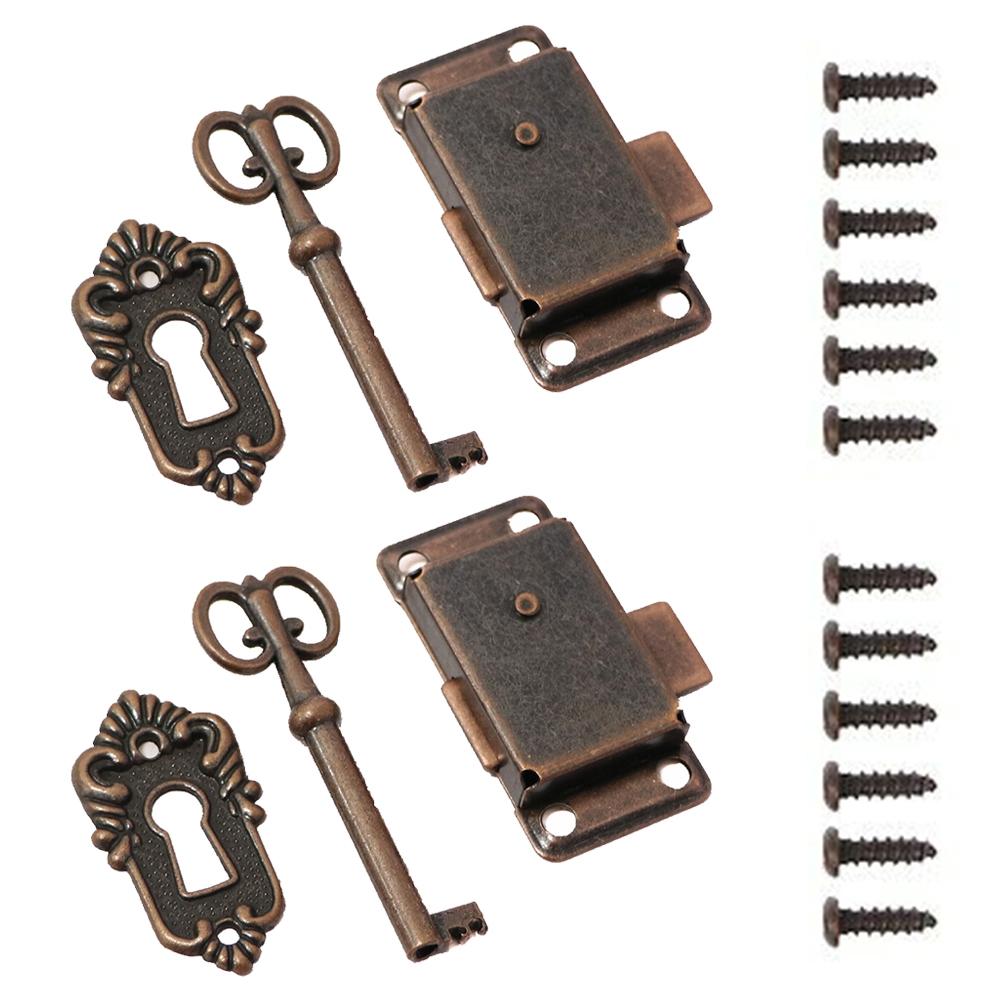 Accessori Serratura Cassetto Scatola Piccola Antica Classica