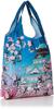 Nor Corporation Eco Japanese with Storage Cherry Blossom and Osaka Castle H x W x D Bag, Pattern, Foldable, Pouch, Design, ECZ-7-02, Blue, 50.0cm