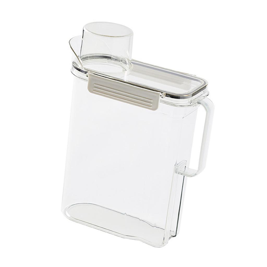 Laundry Detergent Storage Box Large Capacity Sealed Lid Plastic Laundry Powder Storage Organizer for Laundry Room