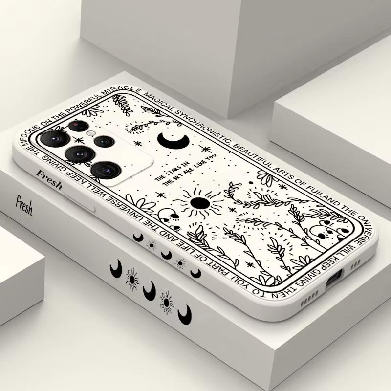 

Moon Snowflake Phone Case for Xiaomi Redmi Note 14 13 12 11 Pro Plus 4G 5G 12S 11S 10S 10 9 9S 8 Redmi 10C Cover Redmi Note 11 4G