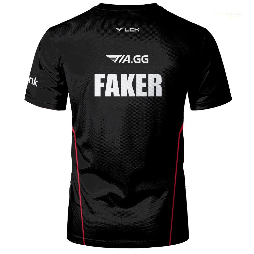 T1 E-Sports Strój Drużyny Wspierającej Koszulka E-sportowa League Of Legends Koszulka Sportowa Drużyny Gra Męskie Ubrania Konkursowe Top