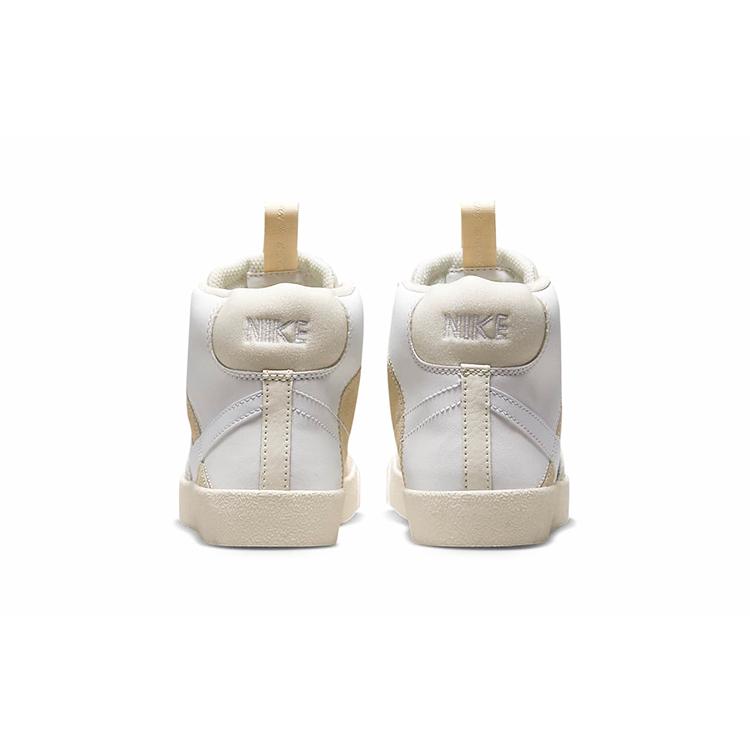 Nike Blazer '77 SE D Mid Top Kids' Skateboarding Shoes Beige Children Aged 3 7 Years Old DQ6085-100