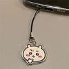 Anime Figure Keychain Mobile Phone Pendant Couple Lanyard Pendant Keychains Cell Accessories Bag Pendant Gifts